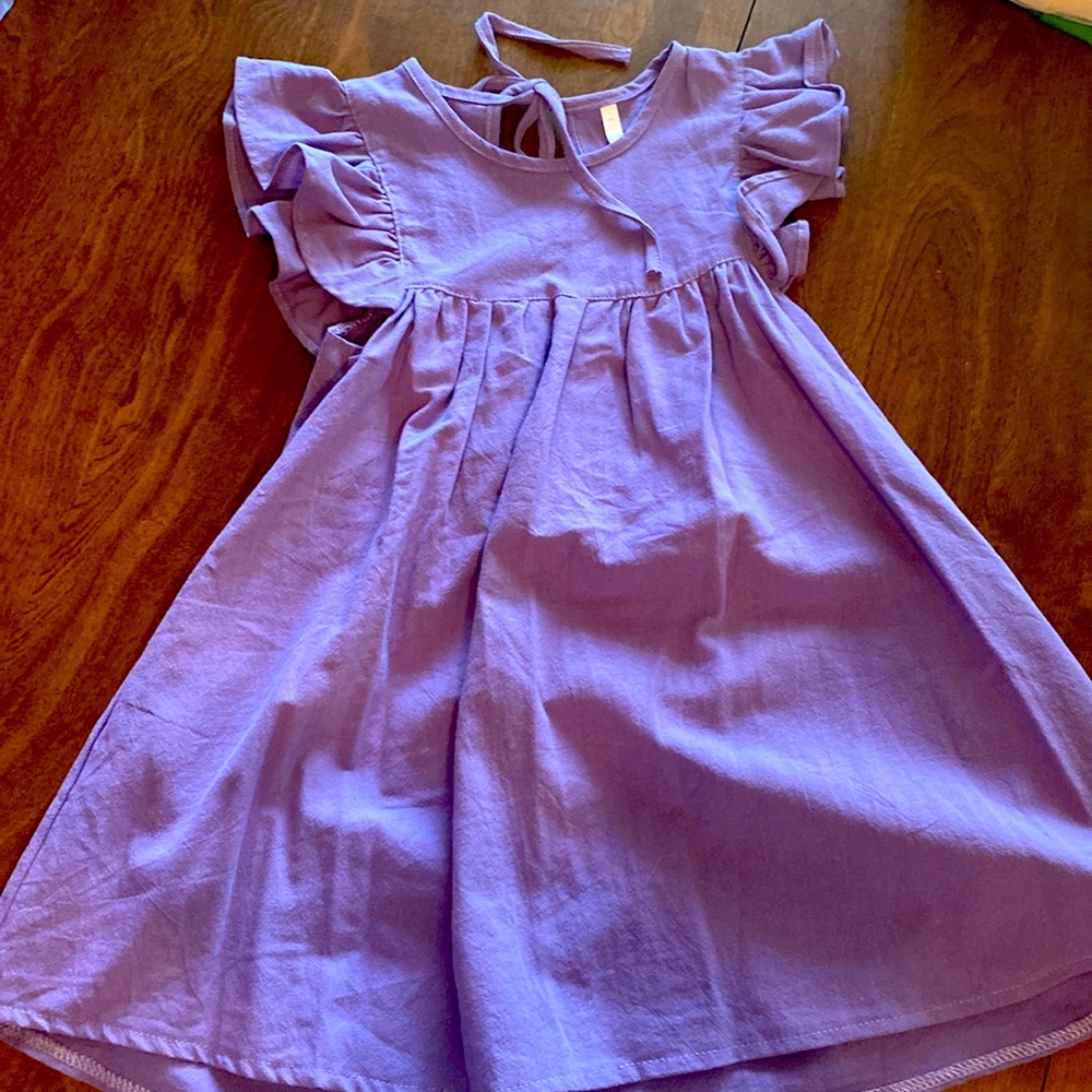 Lilac/purple cotton 4t dress